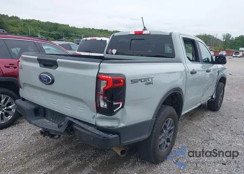 2024 Ford Ranger Xlt из США, поврежденный, VIN 1FTER4HH9RLE27427